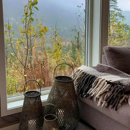 With Panoramic View Near Gaustatoppen Semesterbostad *